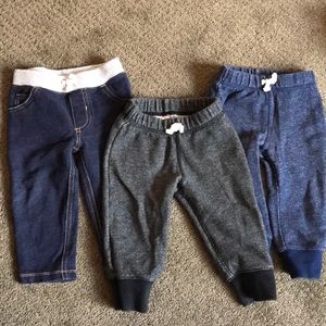 EUC, 3 pairs baby boy pants